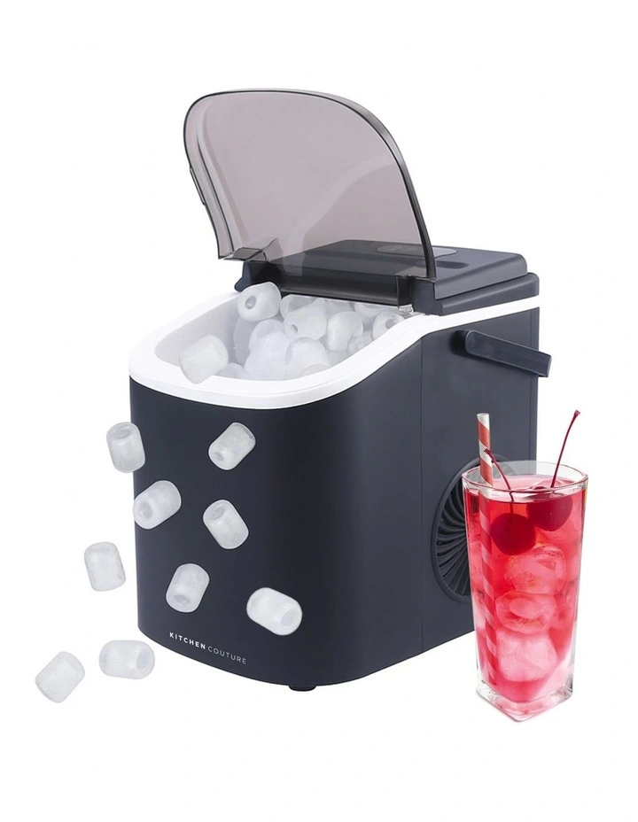 Kitchen Couture Compact Benchtop Ice Maker in Black image 1