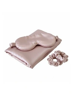 Pure Mulberry Silk Sleep Set in Blush