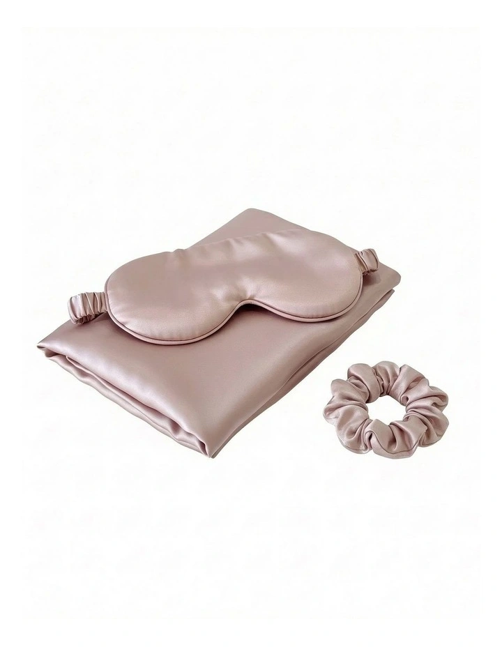 Pure Mulberry Silk Sleep Set in Blush image 1