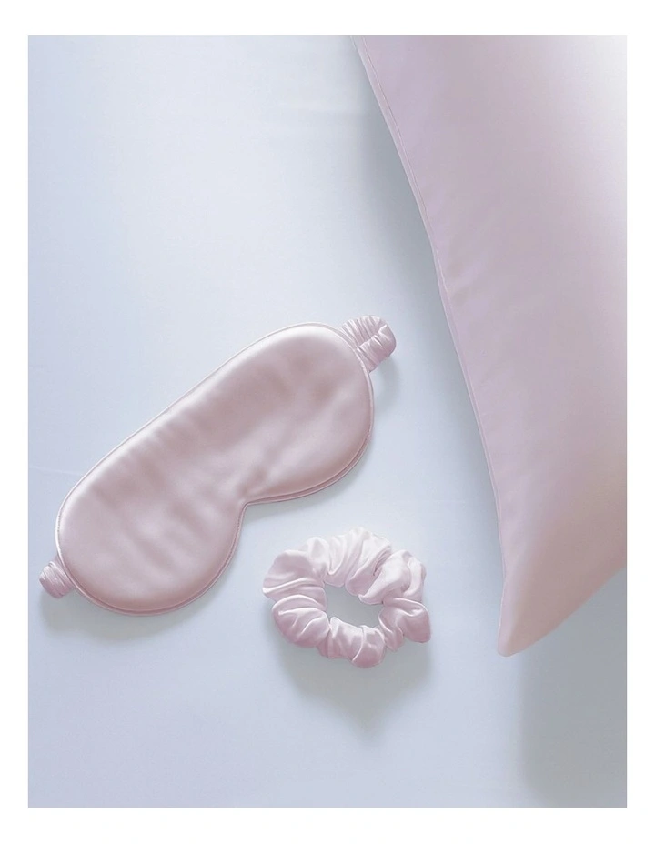Pure Mulberry Silk Sleep Set in Blush image 2