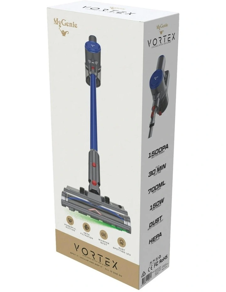 MyGenie Vortex Stick Vacuum and Mop with dust spotting technology image 6