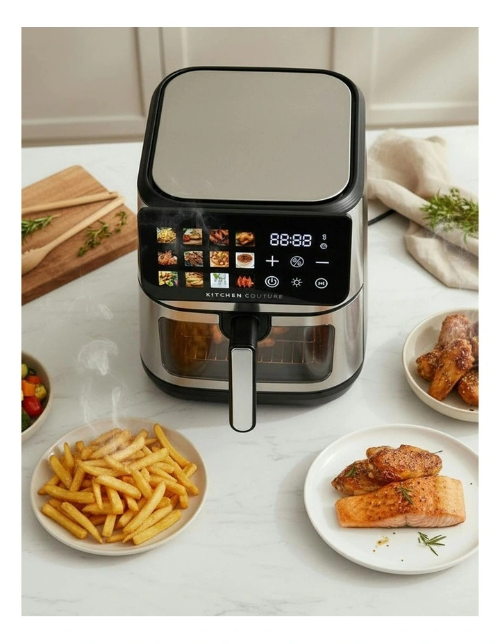 Big Screen Clearview Air Fryer 8.5L in Silver image 5