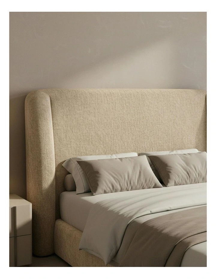 Urbana Luxe Tool Free Bed Frame in Beige image 3