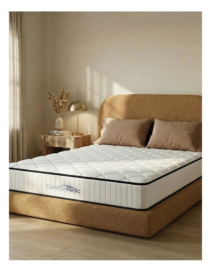Mattress 5 Zone Medium Support Bonnell Spring in White image 3