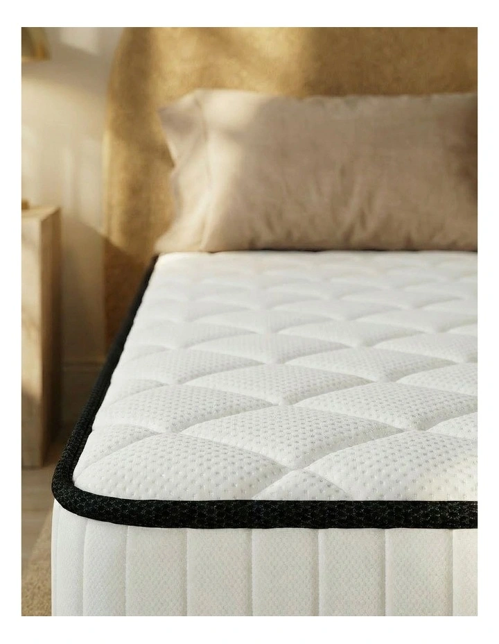 Mattress 5 Zone Medium Support Bonnell Spring in White image 4