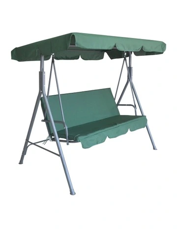 Outdoor Steel Swing Chair 1 Box in Dark Green