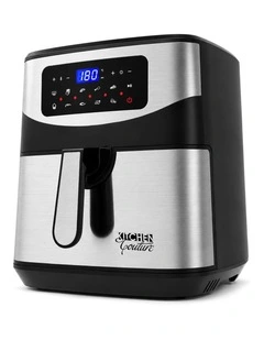 12 Litre Air Fryer Multifunctional LCD One Touch Display Silver