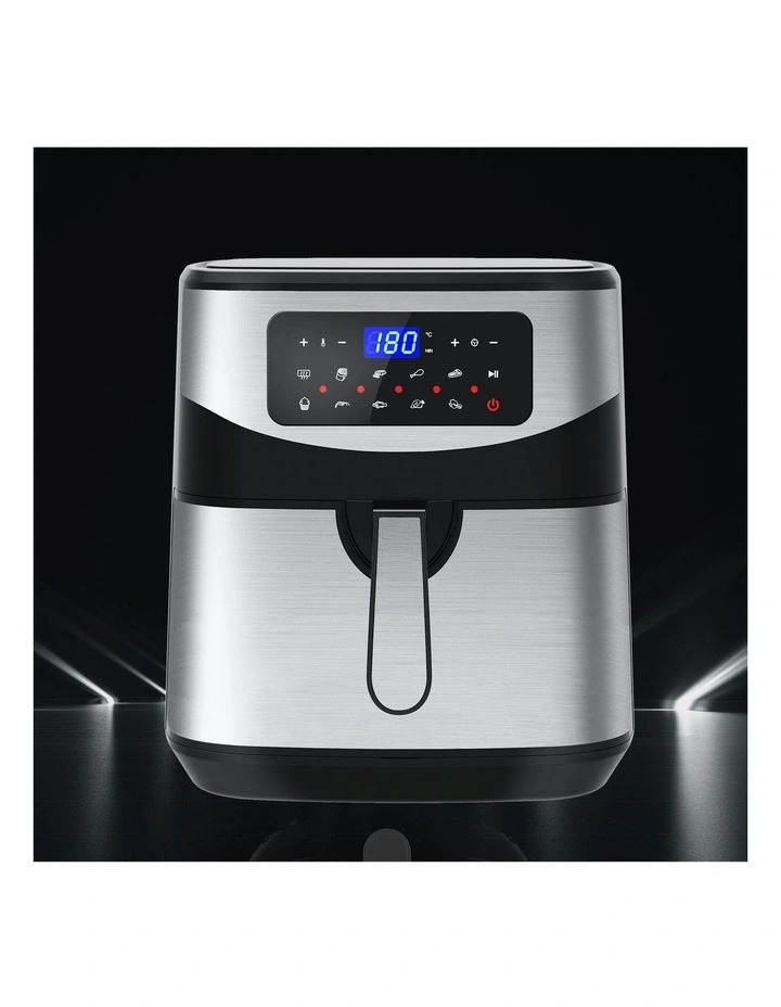 12 Litre Air Fryer Multifunctional LCD One Touch Display Silver image 5