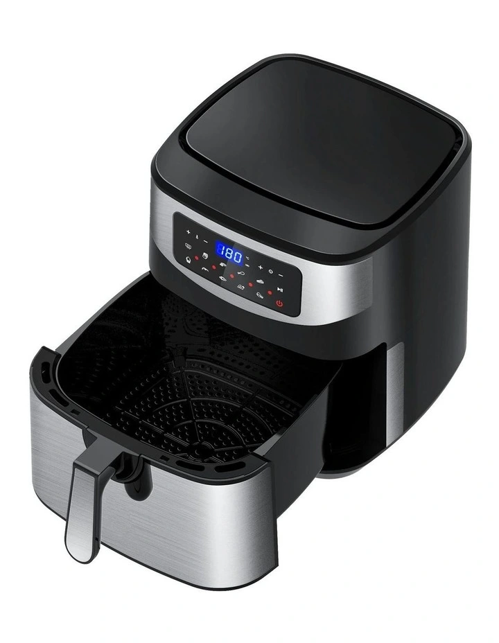 12 Litre Air Fryer Multifunctional LCD One Touch Display Silver image 6
