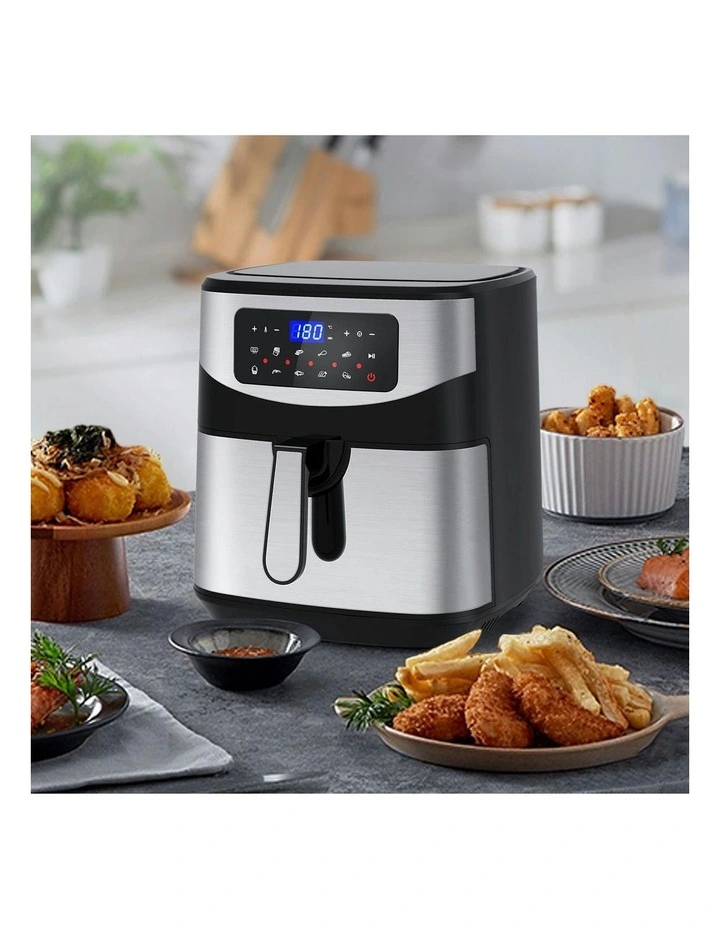 12 Litre Air Fryer Multifunctional LCD One Touch Display Silver image 7