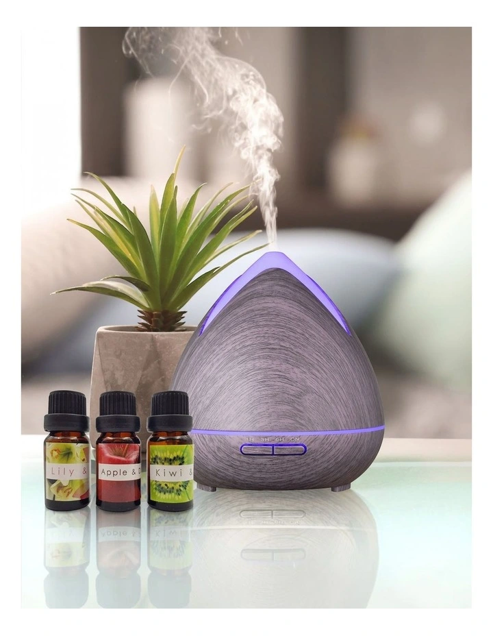 Cool Mist Ultrasonic Diffuser with 3 Pack Essential Oils Violet image 2