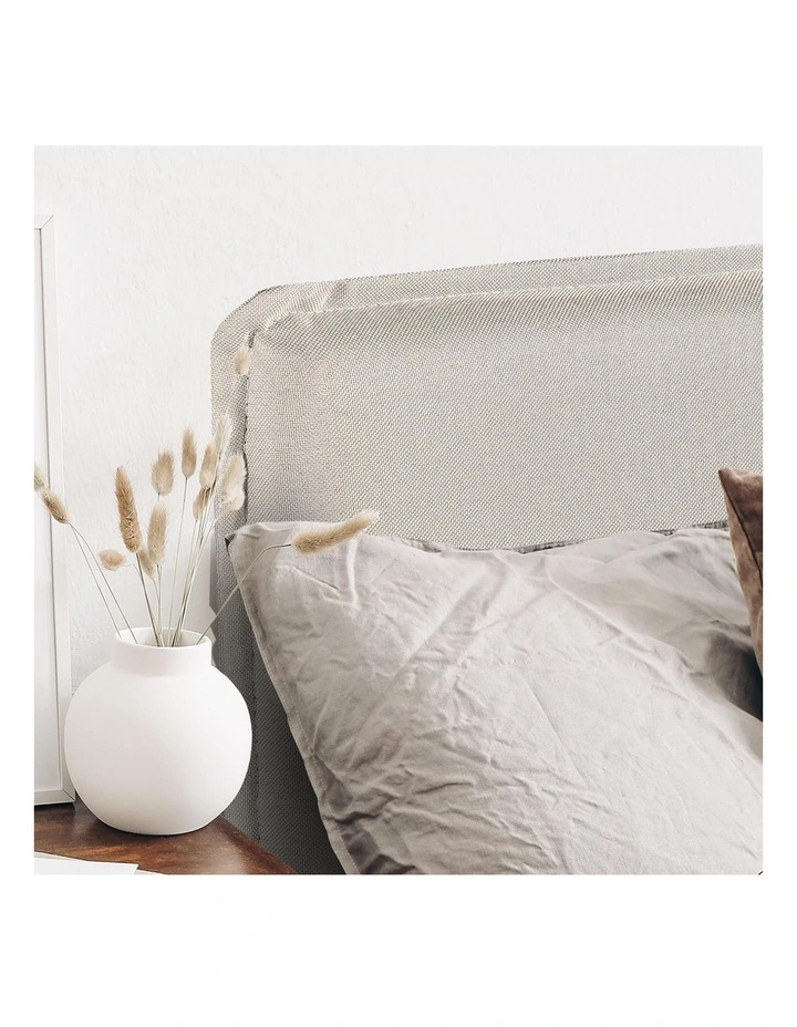 Milano Décor Malaga Natural King Bed Head Headboard Myer Milano Décor Malaga Natural King Bed, King Linen Bedhead