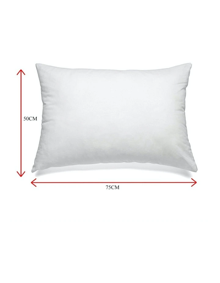 1800GSM Duck Feather Down Topper and 1000GSM 2 Duck Pillows Set in White image 5