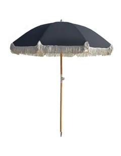 Portable Beach Umbrella 2 Metre Black