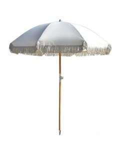Portable Beach Umbrella 2 Metre Natural