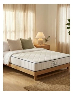 Double Medium Firm Foam Bonnell Spring Mattress in White