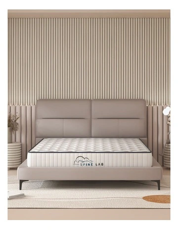 Double Medium Firm Foam Bonnell Spring Mattress in White