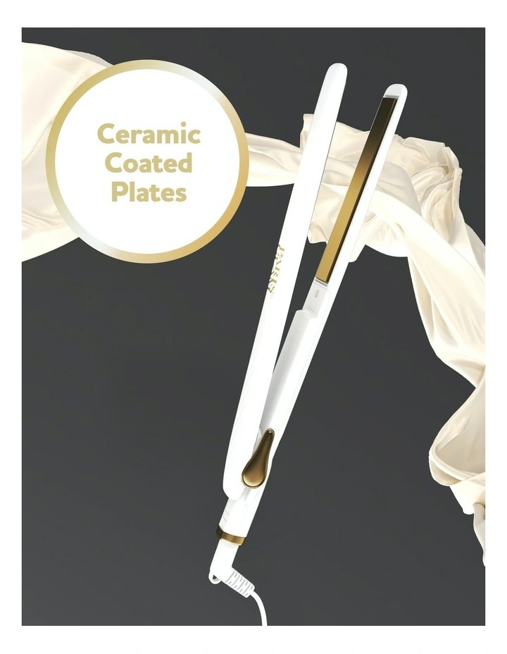 Professional Hair Straightener in White image 3