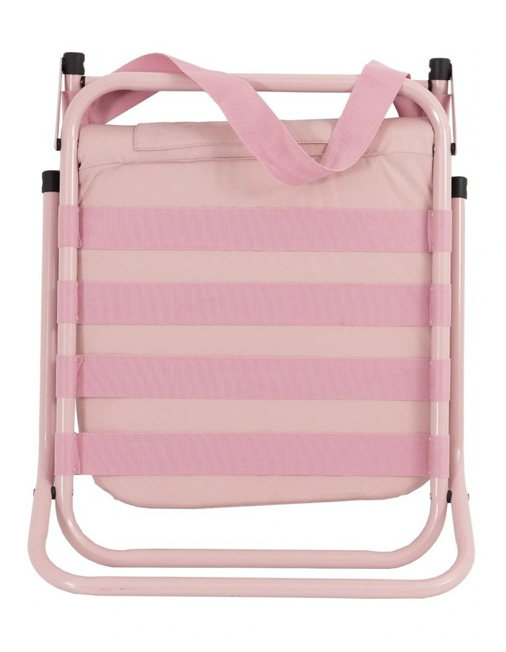 Portable Foldable Beach Chair 2 Pack in Pink image 5