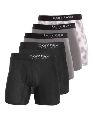 Y Front Boxer Briefs Anti Chafe 5 Pack in Multi