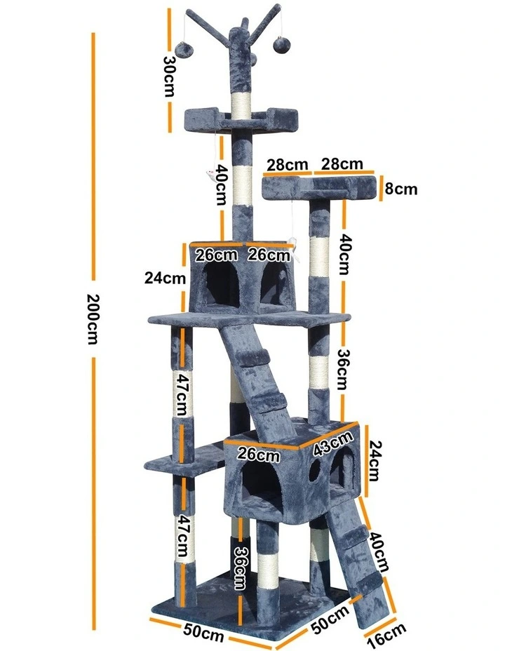 Cat Tree Scratching Post 200cm image 4