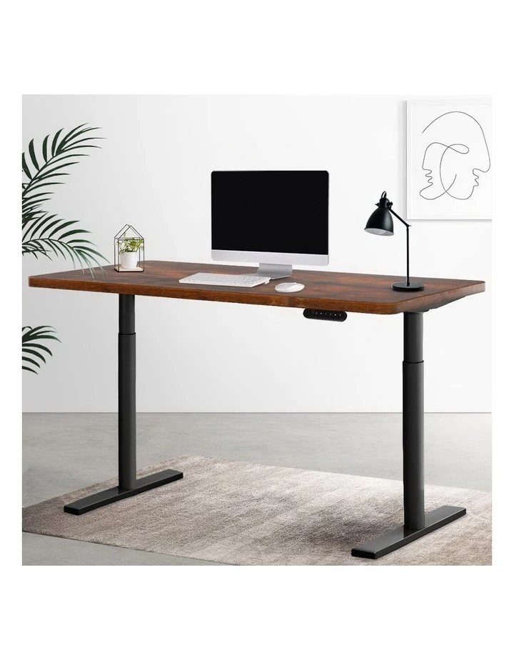 Standing Desk in Brown/Black image 3