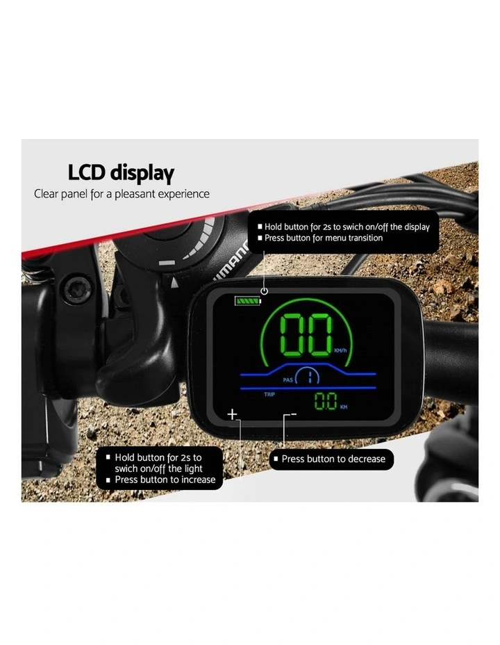 Phoenix Electric Bike City EBike 27.5" In Black MYER