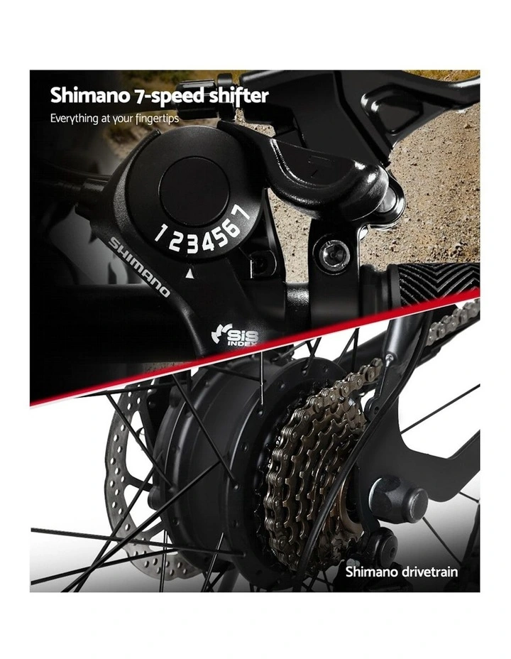 Phoenix Electric Bike City EBike 27.5" In Black MYER