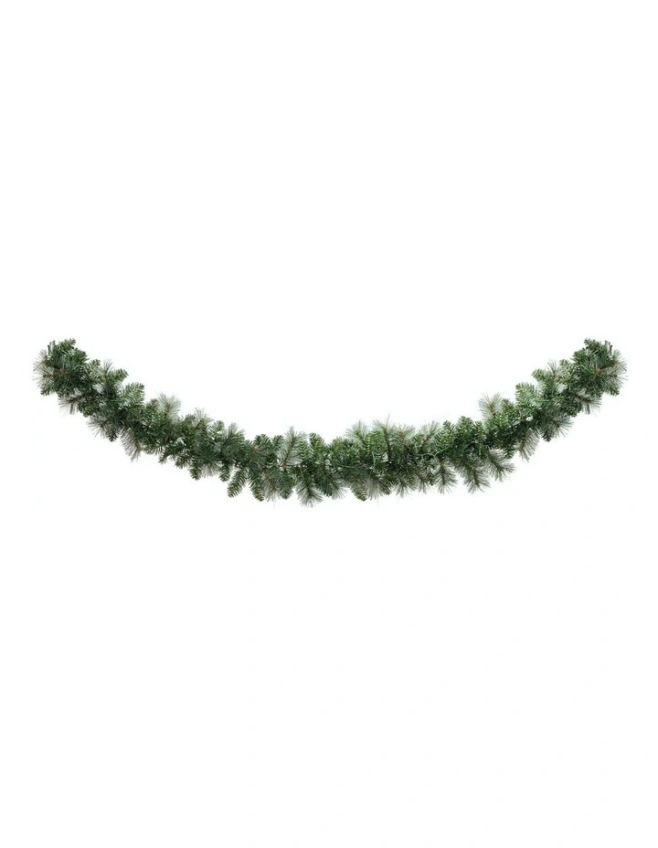 Christmas Garland with LED Lights 1.8m image 1
