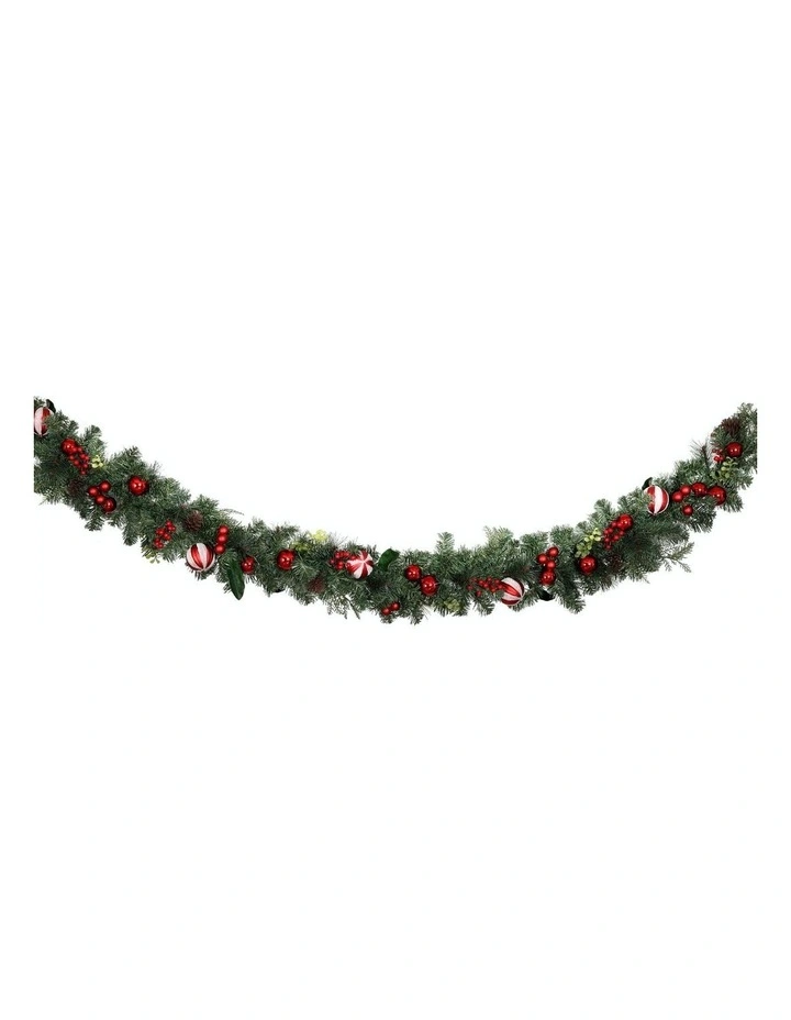 Christmas Garland with Decor 2.7m image 2