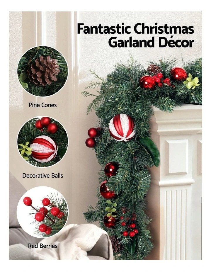 Christmas Garland with Decor 2.7m image 5