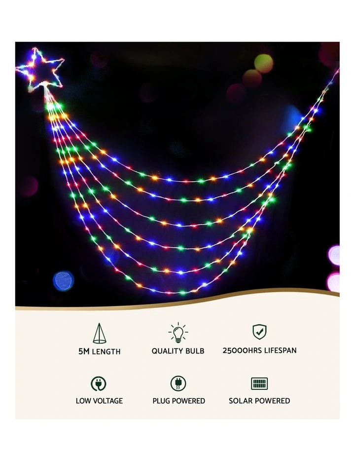 Jingle Jollys 5M Christmas Lights String Light 320 LED in Assorted image 4