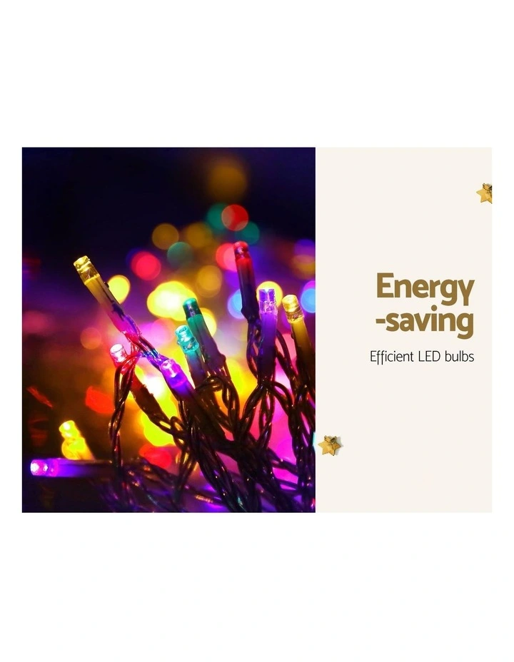 Jingle Jollys 5M Christmas Lights String Light 320 LED in Assorted image 5