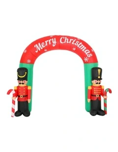 Christmas Illuminated Inflatable Archwary Nutcracker Decorations 3m