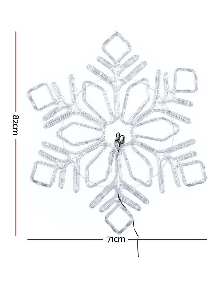 304 LED Christmas Lights Snow Decorations 82cm image 3