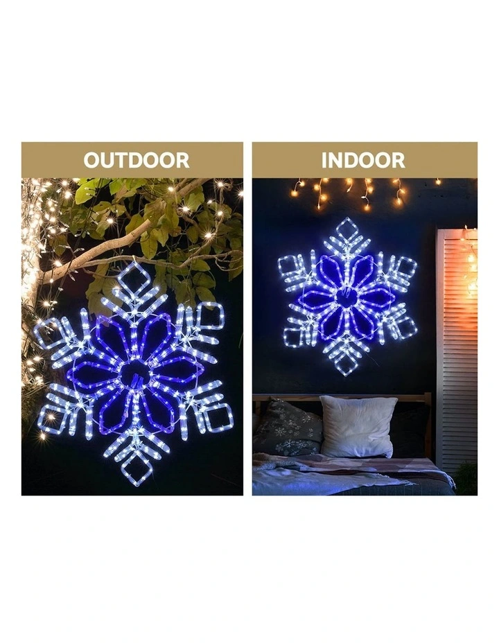 304 LED Christmas Lights Snow Decorations 82cm image 5