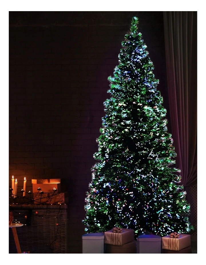 Jingle Jollys Christmas Tree 1.8M LED Xmas trees Fibre Optic in Multi image 2