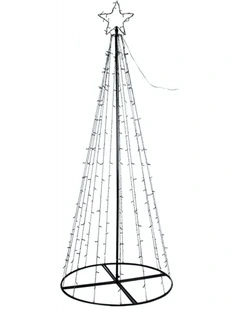 Multi-Coloured Solar Powered Christmas Tree 2.1M 264 LED