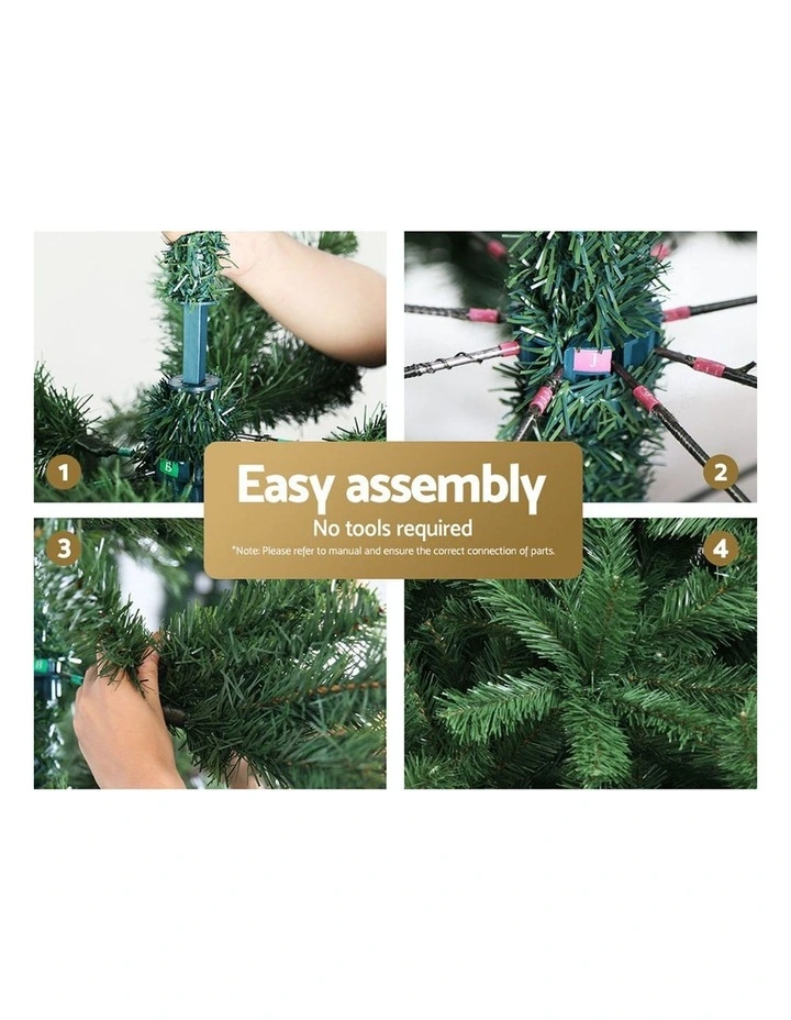 1250 Tips Christmas Tree 2.1m in Green image 5
