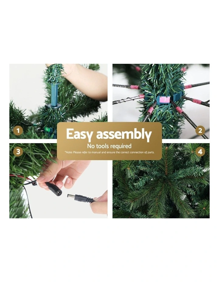 Christmas Tree With 3190 LED Lights 2.4m image 5