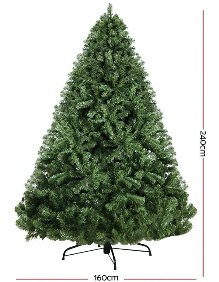 Christmas Tree 2.4M 1500 Tips in Green image 3