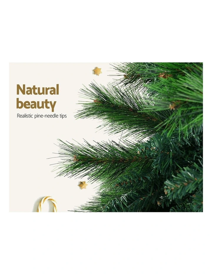 Christmas Trees Decorations Pine-Needle 2100 Tips 2.4m in Green image 6