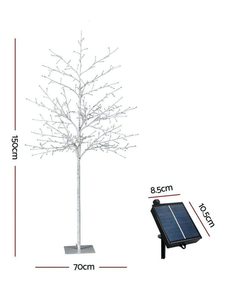 Solar 304 LED Lights Christmas Tree 1.5m image 3