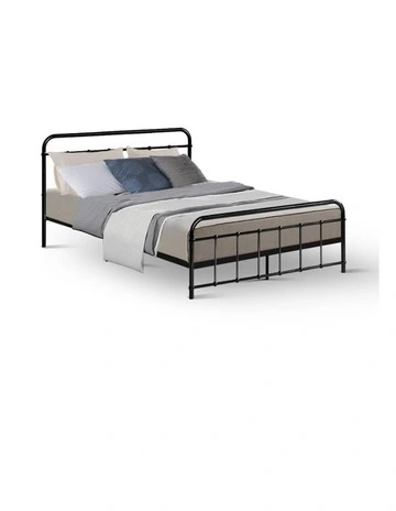 Leo Metal Bed Frames in Black