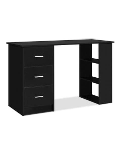 Drawer Computer Desk 120cm in Black