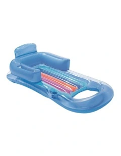 Inflatable Floating Lounger in Sky Blue
