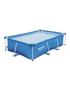 Above Ground Round Steel Frame Swimming Pool 2300L 259x170x61cm in Blue