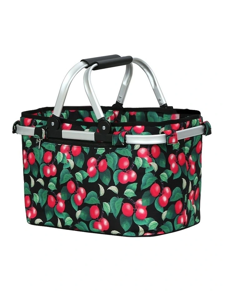 Alfresco Hamper Food Storage Insulated Picnic Basket in Multi MYER