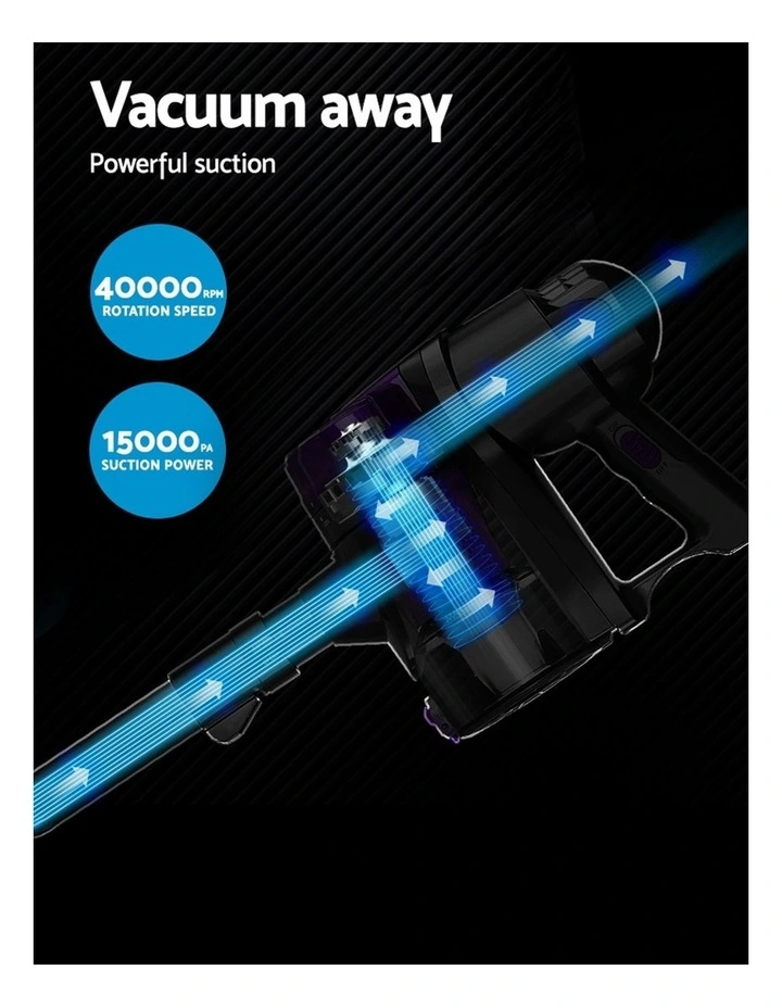 Devanti Handheld Vacuum Cleaner Handstick 450W Purple image 2