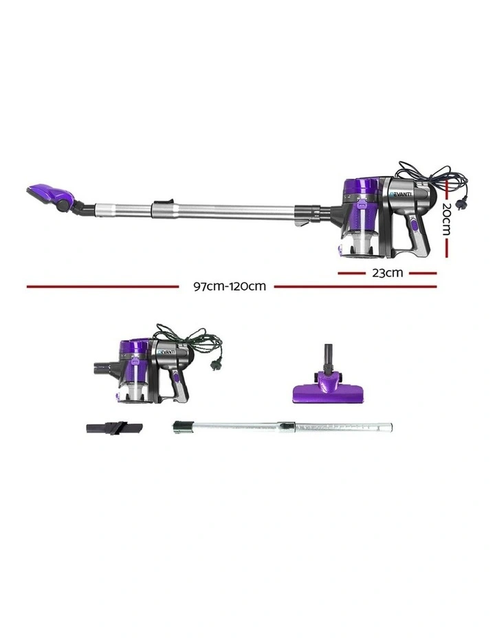 Devanti Handheld Vacuum Cleaner Handstick 450W Purple image 6